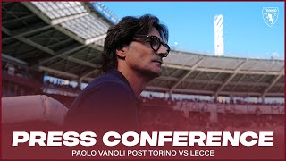 TORINOLECCE  PRESS CONFERENCE MISTER VANOLI 🎙️ [upl. by Cesaro]