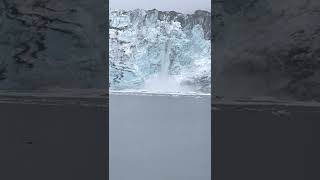 Insane glacier calving in Alaska [upl. by Kecaj]