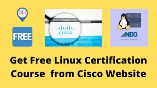 How to get Free Linux Certification Course from Cisco Website [upl. by Tallou]