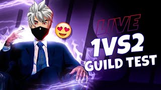 FREE FIRE LIVE 😎 1v1 GUILD TEST  TEAM CODE GIVEAWAY  freefirelive gyangaming nonstopgaming [upl. by Werdn]