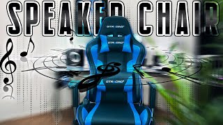 This Gaming Chair Has Speakers  GT Racing Chair Review [upl. by Llerrehs294]