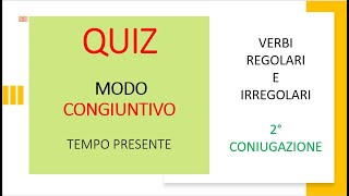 Italiano per stranieri Lezione 130 QUIZ CONGIUNTIVO PRESENTE [upl. by Copp560]