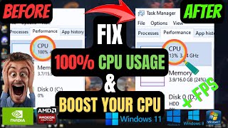 How to Fix 100 CPUDISK Usage in Windows 1110 [upl. by Enilhtak]