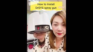 How to install drsys New spray gun [upl. by Ailgna]