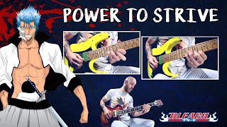 Bleach OST  Power To Strive Grimmjow Jaegerjaques Theme  Guitar Cover [upl. by Ahsiek629]