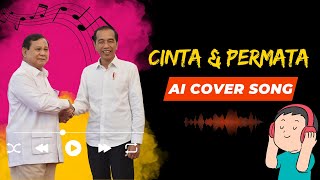 Cinta Dan Permata  Duet Cover Pak Jokowi dan Pak Prabowo AI COVER SONG [upl. by Akemaj]