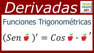 Reglas para derivar funciones trigonométricas [upl. by Coffee233]