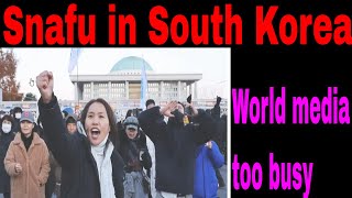 How busy are world media covering South Korea situations [upl. by Annaili985]