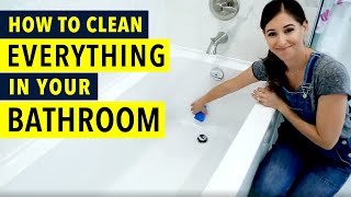 How to Clean Everything in your Bathroom [upl. by Panthea]