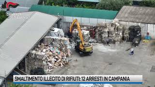 Rifiuti smaltimento illegale e mazzette 12 arresti in Campania [upl. by Namron]