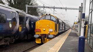 Trains at Linlithgow 070324 and 080324 [upl. by Haroppizt638]