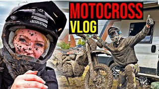 DRECK IN DER RITZE   Motocross Schlammschlacht  VLOG [upl. by Anaehs242]