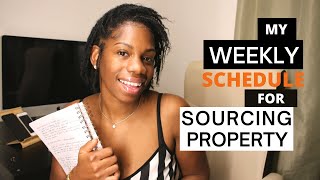 How To Source Property Deals UK  My weekly schedule [upl. by English]