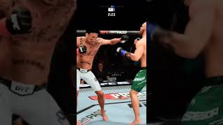 Titanium shin bone Knockout UFC 5 [upl. by Newkirk188]