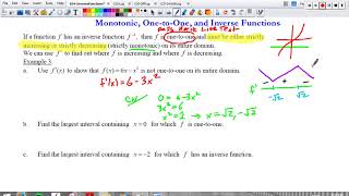 73 Part 3 Monotonicity [upl. by Noll]