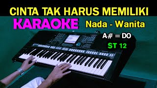 CINTA TAK HARUS MEMILIKI  ST 12  KARAOKE Nada Wanita HD [upl. by Mancino]