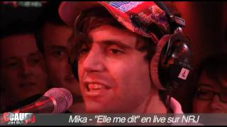 Mika  quotElle me ditquot  Live  CCauet sur NRJ [upl. by Nonnaer]