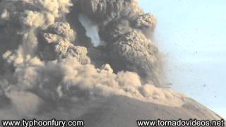 Incredible Anak Krakatau volcanic eruption video [upl. by Price]