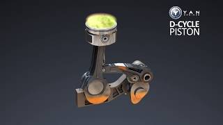 DCycle Piston by YAN ENGINES [upl. by Stesha236]