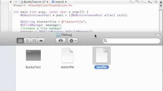 Objective C Programming Tutorial  61  Copy and Rename Files [upl. by Cleave]