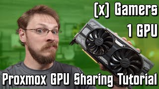 Proxmox vGPU Gaming Tutorial  Share Your GPU With Multiple VMs [upl. by Julina470]