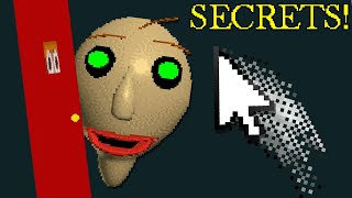 Baldi Follows Your Mouse Cursor  NEW SECRETS [upl. by Oynotna562]