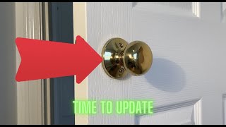 Updating these gold door knobs [upl. by Ailhad639]