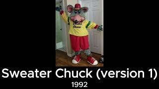 Chuck E Cheese Walkaround Evolution [upl. by Gemina]