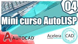 AutoCAD 2018  Aula 04 Minicurso AutoCAD Lisp [upl. by Lytton]