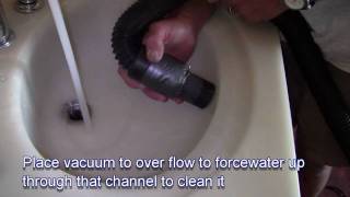 How to Clear a Sink Drain with a Shop Vac [upl. by Teplitz]