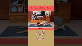 Exercise to lose belly fat at home🏠 exercise bellyfat weightloss motivation bellyfatloss yoga [upl. by Carn565]