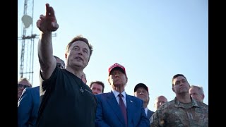 Trump Joins Elon Musk at the SpaceX Starship Launch [upl. by Derayne473]