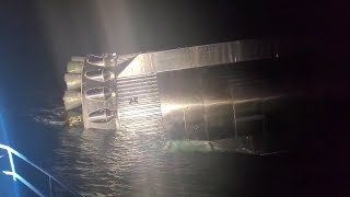 Starship Flight 6 IFT6  Leaked Super Heavy Recovery amp Scuttling Footage [upl. by Aicul]