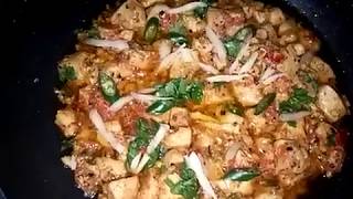 Boneless chicken karahieasy and quick recipe [upl. by Haikezeh]