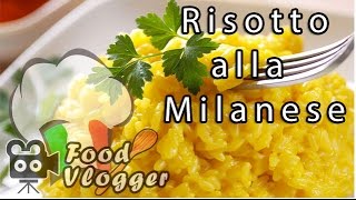 RISOTTO ALLO ZAFFERANO BUONISSIMO  FoodVlogger [upl. by Hulbard819]