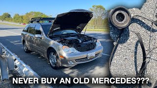 MY OLD MERCEDES LEFT ME STRANDED COMMON ISSUE W203 C240 M112 [upl. by Onitnelav]