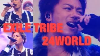 FNS歌謡祭2014 EXILE TRIBE24WORLD [upl. by Aerdnna]