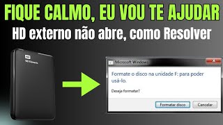 HD Externo Pedindo para Formatar [upl. by Ettezzus]