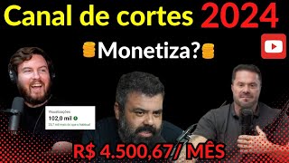 DÁ PRA TER CANAL DE CORTES EM 2024 TRUQUE Pra MONETIZAR [upl. by Eilyak]