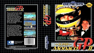 Menu Theme Ayrton Sennas Super Monaco GP 2 SEGA Mega DriveGenesis Music [upl. by Leyla178]