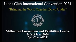 Lions Club International Convention Concert 2024 quotBringing the World Together Down Under” [upl. by Ellenij]