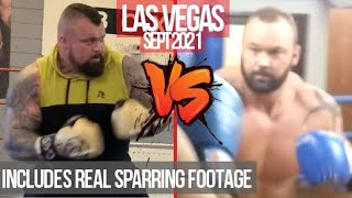 Thor vs Eddie Boxing COMPARISON amp Full Recap [upl. by Llevol]