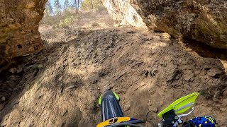 Eloi Salsench  Spanish Hard Enduro La Pesquera Qualification  POV [upl. by Anaert712]