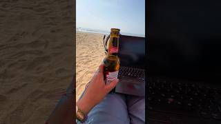 Varca Beach Goa ka Sabse peaceful and clean beach varca goa beach sunset beachlife travelling [upl. by Annavaj]