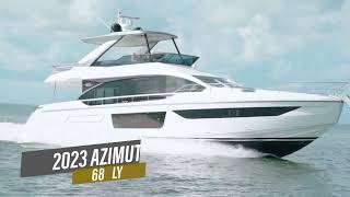 2023 Azimut 68 Fly Highlight Walkthrough [upl. by Novhaj]