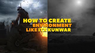 How to create environment like ITX KUNWAR in BLENDER part 1 [upl. by Enram]