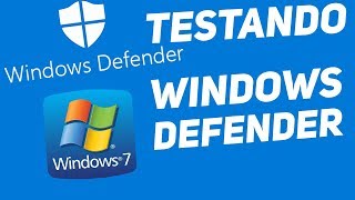 WINDOWS DEFENDER WIN 7 VS VRUS FUNCIONA MESMO [upl. by Nonnahs160]