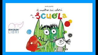 Il Mostro dei Colori va a scuola  AUDIOLIBRO  Libri e storie per bambini [upl. by Tierell]