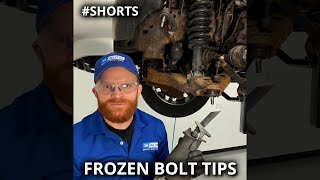 Stuck Lower Control Arm Bolt Tips shorts [upl. by Aitnohs]