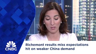 Richemont results miss expectations hit on weaker China demand [upl. by Zurciram]